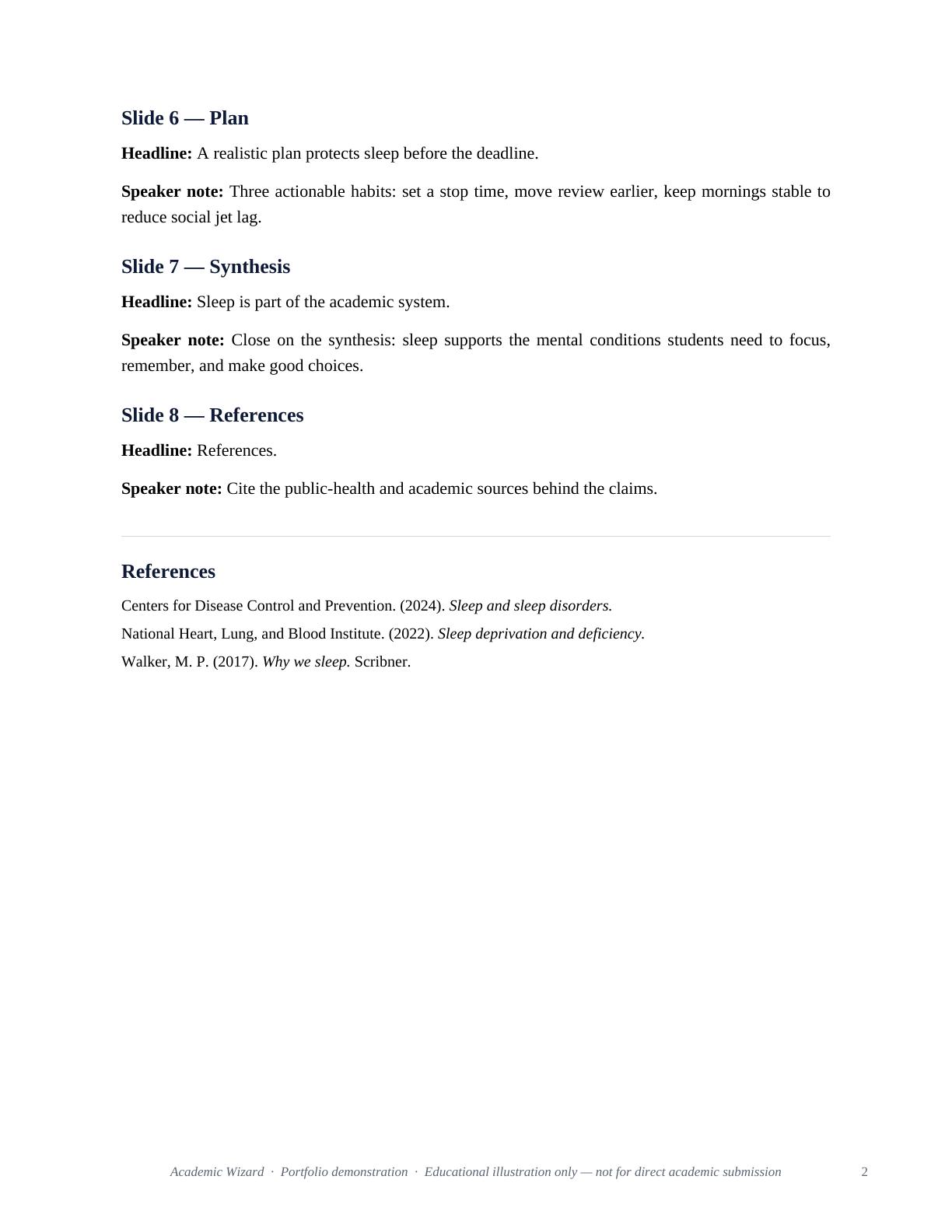 Sleep Helps the Brain Turn Study Into Performance companion outline PDF preview page 2