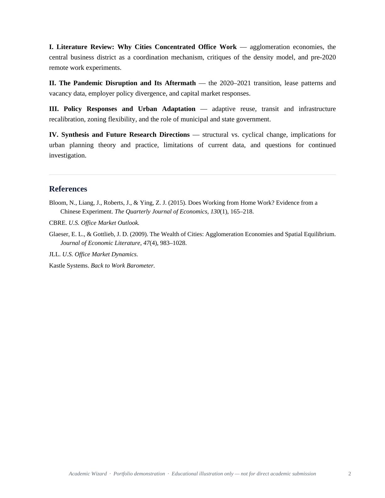 Remote Work and Urban Commercial Real Estate: An Emerging Research Framework PDF preview page 2
